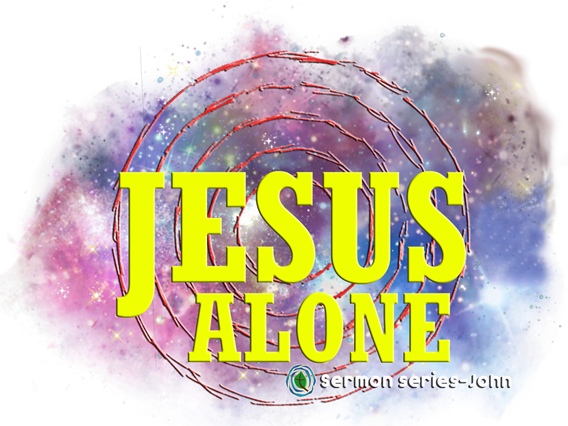 Jesus Alone Logo Galactic White Sermon Series Tag Copy